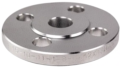 Фланец плоский 15-10-01-1-B-ст 12Х18Н10Т-IV ГОСТ 33259-2015