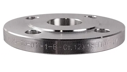 Фланец плоский 25-10-01-1-B-ст 12Х18Н10Т-IV ГОСТ 33259-2015