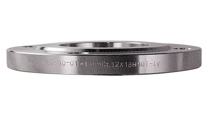 Фланец плоский 80-10-01-1-B-ст AISI 321-IV ГОСТ 33259-2015