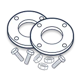 Комплект ответных фланцев