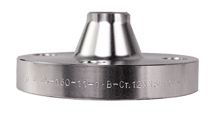 Фланец воротниковый 25-160-11-1-B-ст 12Х18Н10Т-IV ГОСТ 33259-2015